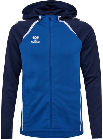 Hummel Trainingsjacke "Hmllead 2.0 Zip Hoodie" in Blau