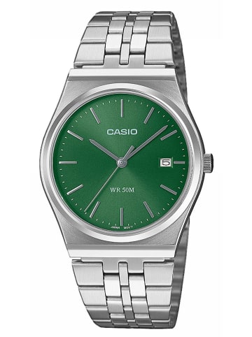 Casio Armbanduhr Quarz Stahl/Grün