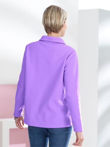Sieh an! Fleece-Shirt in flieder