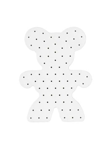 Hama Lochplatte Teddybär für Maxi-Stick in weiß