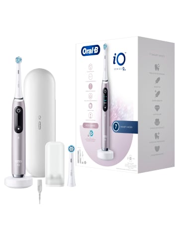 Oral-B Elektr. Zahnbürste "iO9 + LadeReiseetui" +12 Aufsteckbürsten "Sanfte Reinigung"