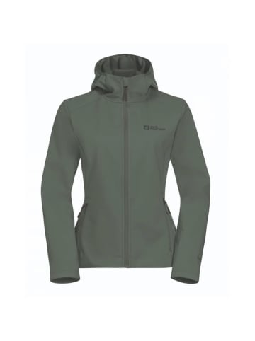 Jack Wolfskin Softshelljacke BORNBERG HOODY W in Grün