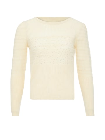 bling bling by leo Strickpullover in Beige