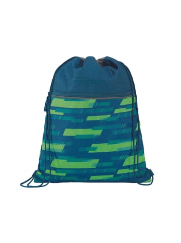 Coocazoo Turnbeutel Lime Stripe in grün-blau
