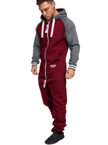 Amaci&Sons Jumpsuit LUBBOCK in Bordeaux