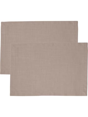 Sander Tischset 2er-Pack Loft in taupe