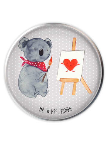 Mr. & Mrs. Panda Waschbecken Stöpsel Koala Künstler ohne Spruch in Grau Pastell