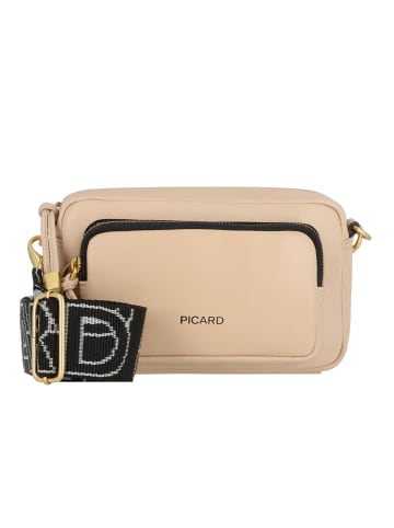 PICARD Soulmate Umhängetasche Leder 20 cm in cookie
