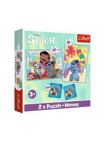 Lilo & Stitch Lilo & Stitch 3-in-1 Puzzle & Memory Spielspaß für Kinder in Schwarz