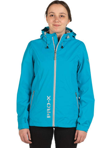 PRO-X elements Regenjacke "LADY FLASH" in Neon TÃ¼rkis