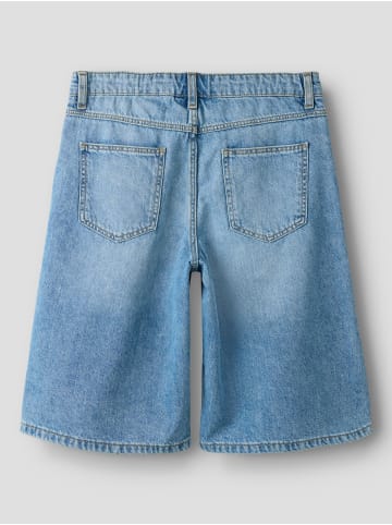TWO SOON Jeansshorts in Medium Blue Denim