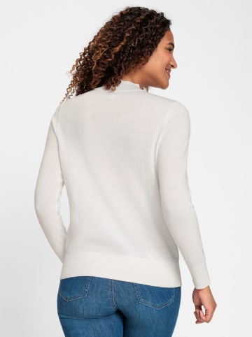 WITT WEIDEN Stehkragen-Pullover in ecru