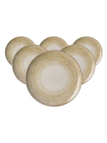 Ritzenhoff & Breker 6er Set Speiseteller Rimini in ø 26 cm in beige