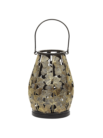 Beliani Laterne SOMERSET in Gold - (W) 20 x (H) 40 x (L) 20 cm