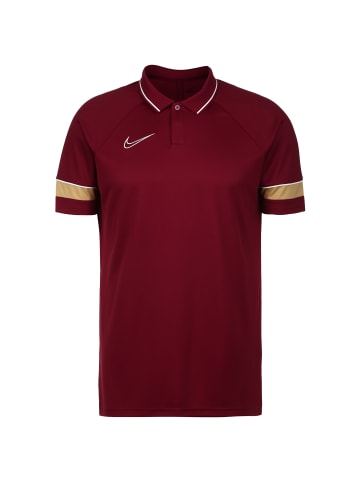 Nike Performance Poloshirt Academy 21 in rot / gold