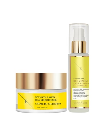 ErthSkin Bee Glow + SPF Defense Set