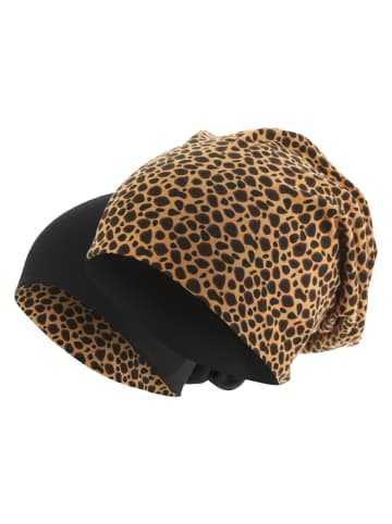 MSTRDS Beanies in cheetah/black