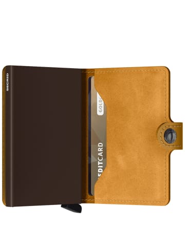 Secrid Vintage Miniwallet - Geldbörse RFID 6.5 cm in ochre