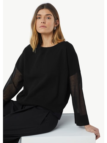 comma Strickpullover langarm in Schwarz