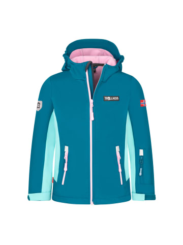 Trollkids Softshelljacke Oslofjord in nordic blue