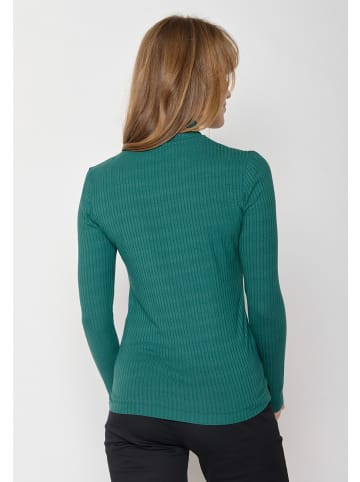 GreenBomb Longsleeve Basic in Dschungel Grün