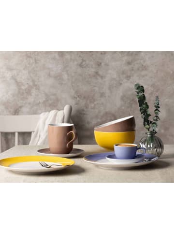 Seltmann Weiden 18er Set Teeservice Liberty Pure Colors in Cocoa Brown