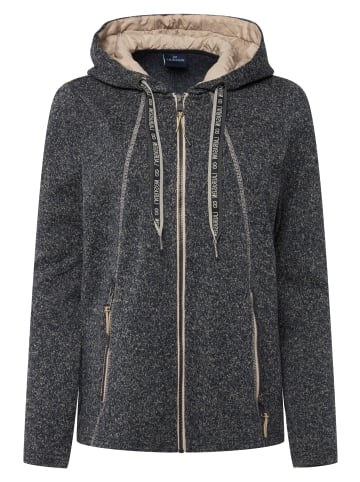 LAURASØN Sweatjacke in marine-melange