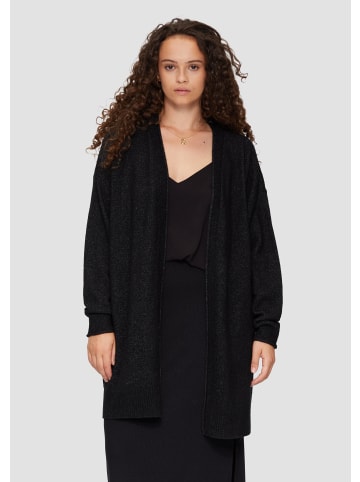 QS Strickjacke langarm in Schwarz