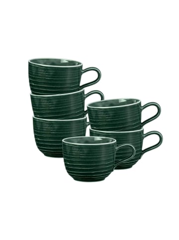 Seltmann Weiden 6er Set Kaffeetassen Terra in Moosgrün 260 ml