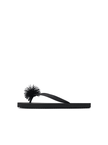 Flip Flop Zehentrenner "originals*fluffy" in black