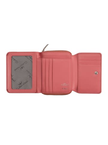 Golden Head Madrid Geldbörse RFID Schutz Leder 11.5 cm koralle