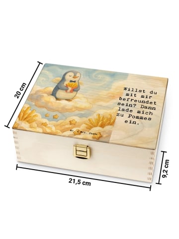 Mr. & Mrs. Panda Tee-Aufbewahrungsbox Pinguin Engel Pommes Desig... in Weiß