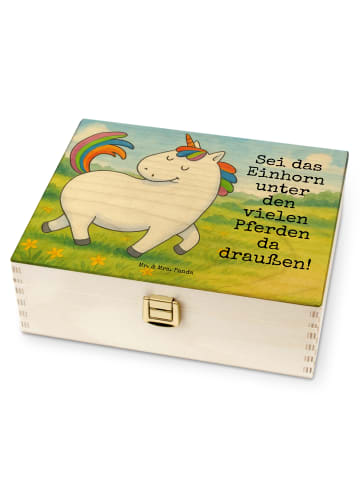 Mr. & Mrs. Panda teebeutelbehälter Einhorn Stolzieren Design mit... in Weiß