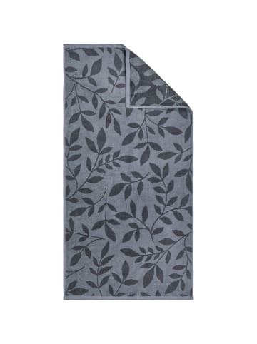 Erwin Müller Frottier, Jacquard Duschtuch 2er-Set Kronau in grau