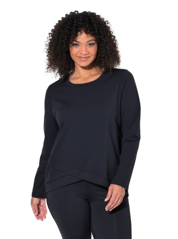 Ulla Popken Langarmshirt in schwarz