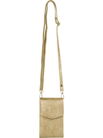 styleBREAKER Mini Handy Umhängetasche in Gold