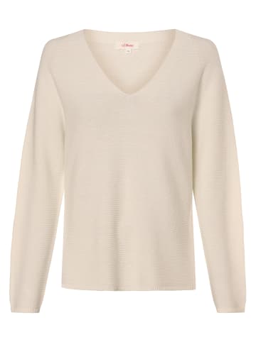 S. Oliver Pullover in ecru