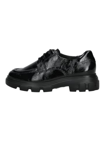 Halbschuhe Schwarz Lack