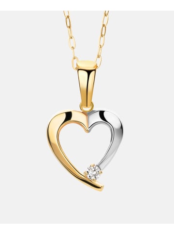Vanlere Halskette aus 375 Gelbgold mit Zirkonia