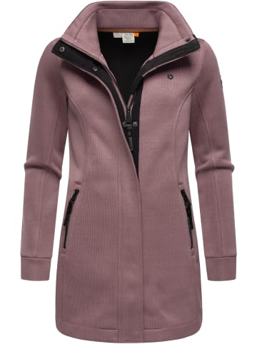 ragwear Sweatjacke Letrice Bonded in Mauve24