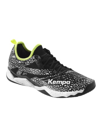 Kempa Hallen-Sport-Schuhe Wing Lite 2.0 in schwarz/fluo gelb