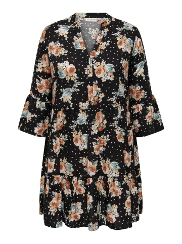 ONLY Carmakoma Kleid mit Schößchen in Black 1