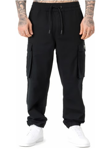 Lonsdale Cargohose "Mickley Herren Cargohose normale Passform" in Schwarz