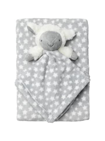 Snuggle Tots Decke Schnuffeltuch Set Schaf in grau