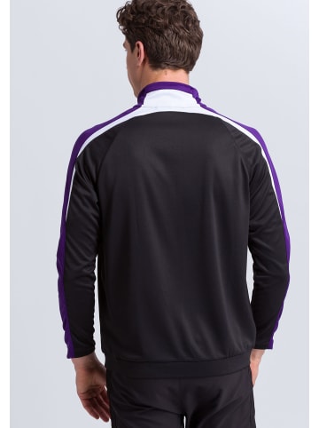 erima Liga 2.0 Polyesterjacke in schwarz/violet/weiss