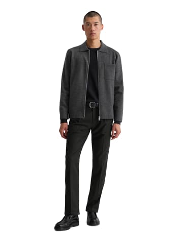 Marc O'Polo Overshirt-Strickjacke regular in dark grey melange