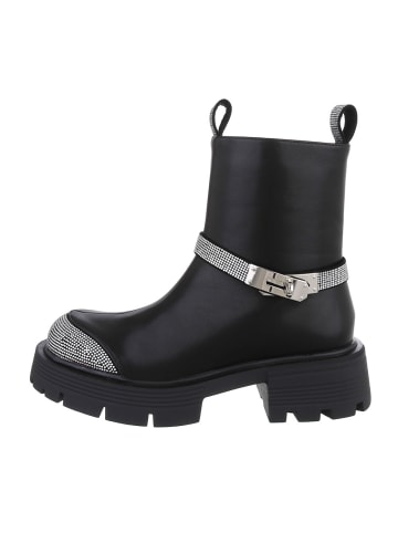 Ital-Design Stiefelette in Schwarz