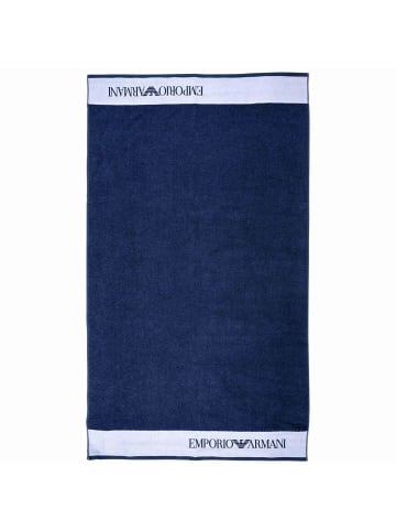 Emporio Armani Strandtuch in Dunkelblau