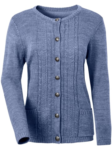 WITT WEIDEN Strickjacke in bleu-meliert