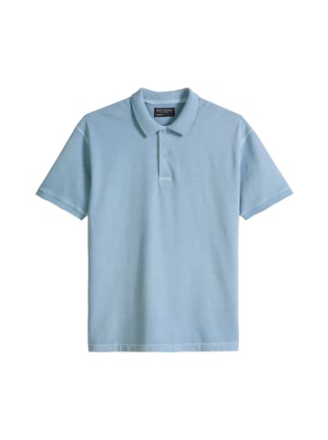 Marc O'Polo Poloshirt loose in Dusted Blue